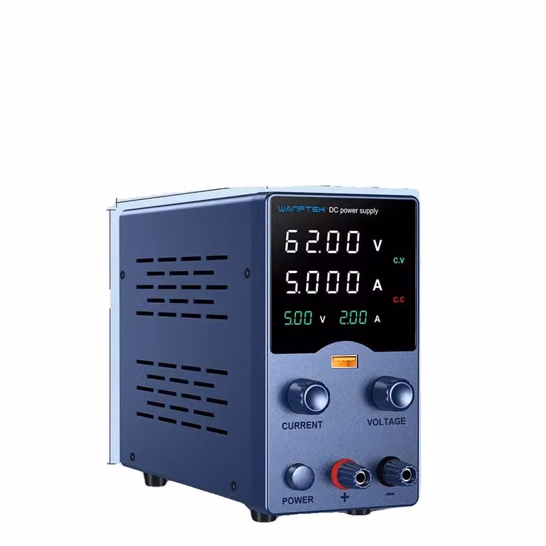Alimentatore Wanptek Labor-DC, con tensione regolabile fino a 62V, opzioni di uscita multiple, modello GA605L 62V 5A