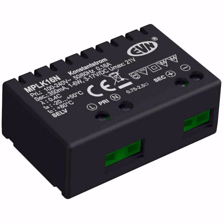 EVN Lichttechnik Alimentatore LED 350mA 1-6W IP20 MPLK16N
