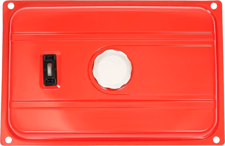 Serbatoio del carburante, capacità di 5 galloni, design resistente, colore rosso
