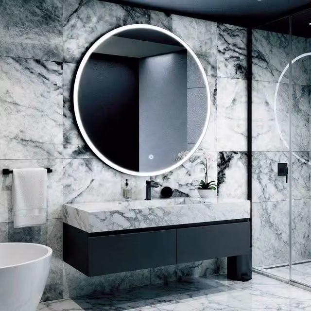 Specchio illuminazione led tondo mod. L106