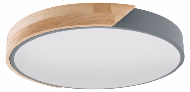 Plafoniera Borneo LED Ø31cm grigio