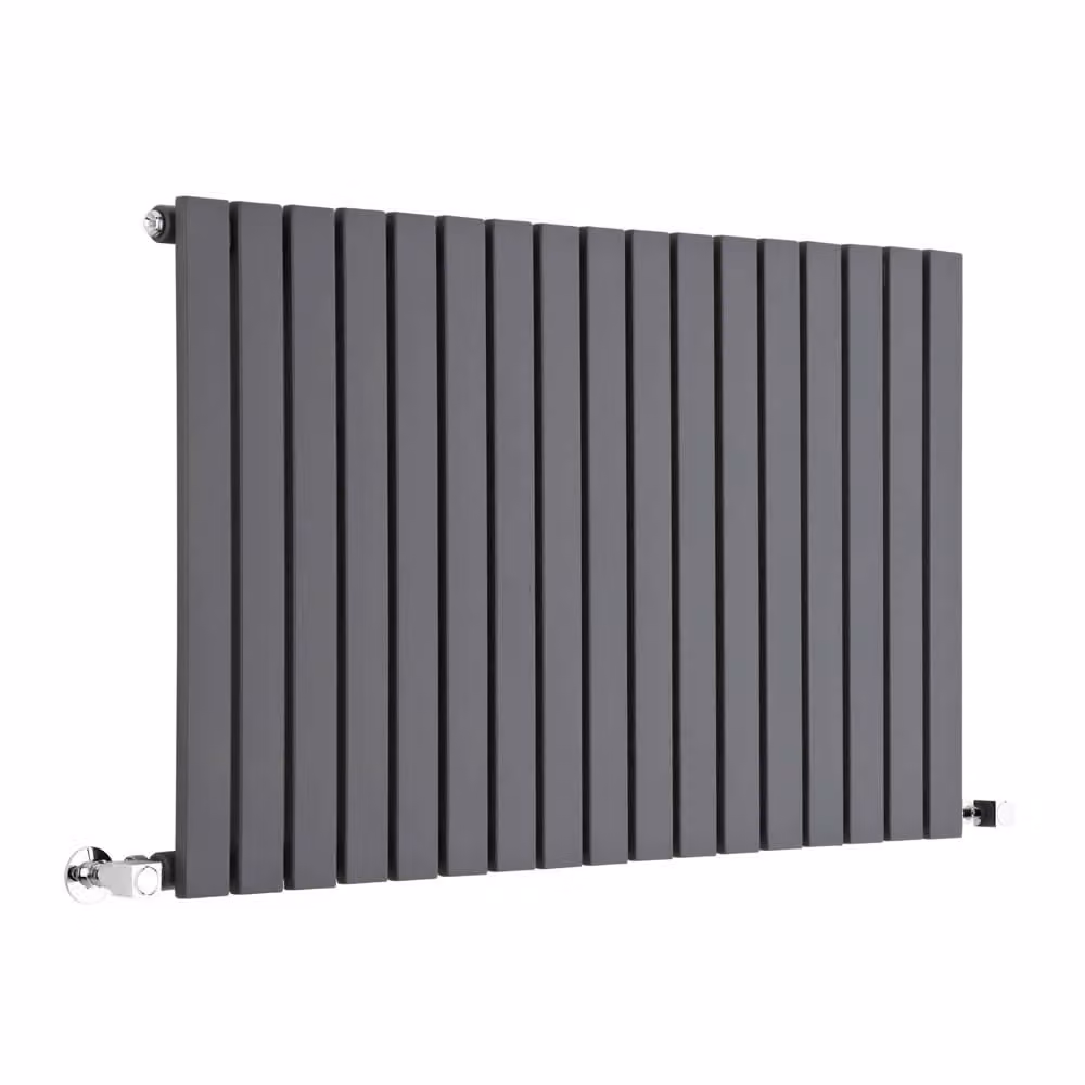 Radiatore di Design Orizzontale Antracite - 635 x 1000mm - 800W - Sloane