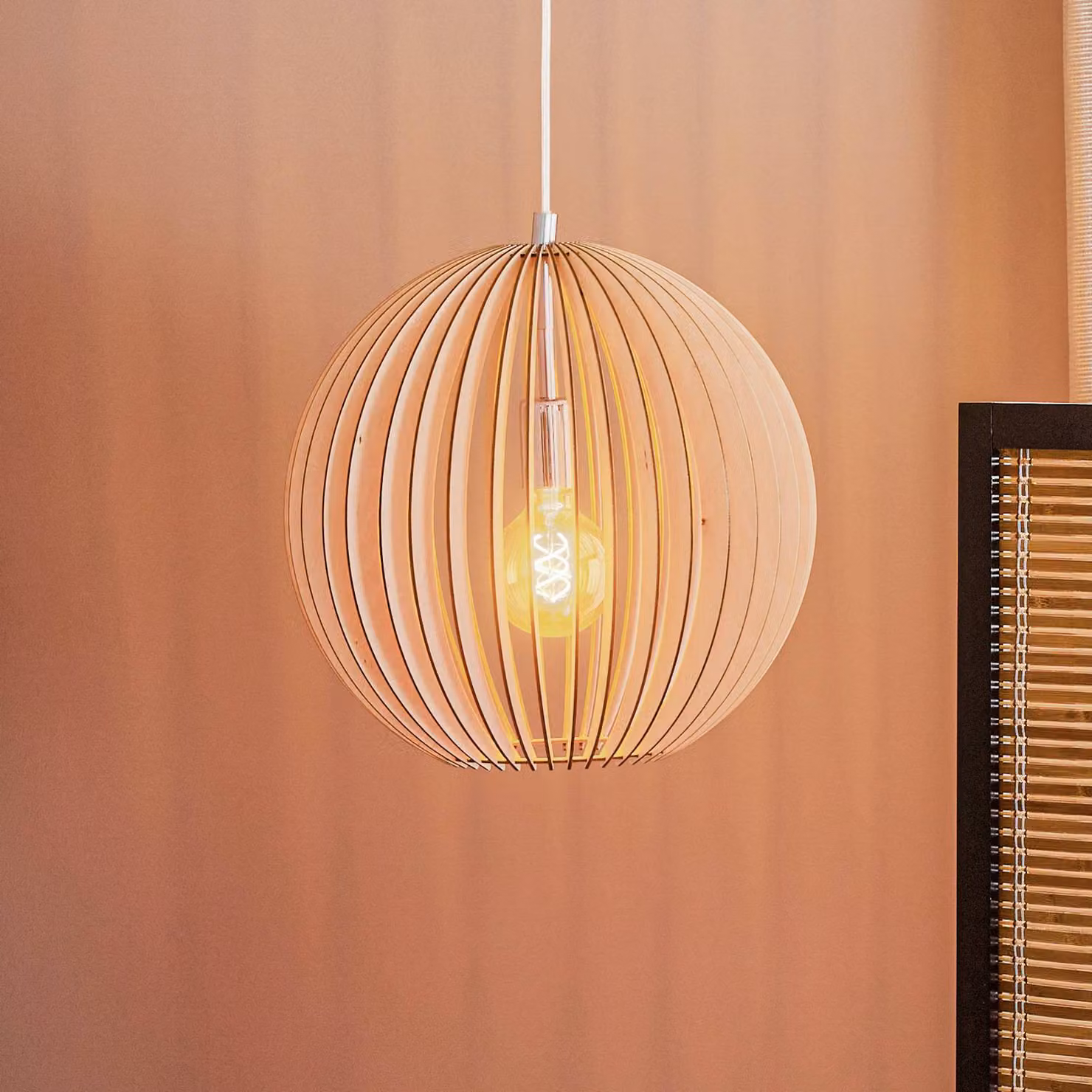 Lampada a sospensione Paz Argon, dimmerabile, Cromo / Argento, Soggiorno / Sala da pranzo, Metallo, Scandinavo, Lampada a sospensione