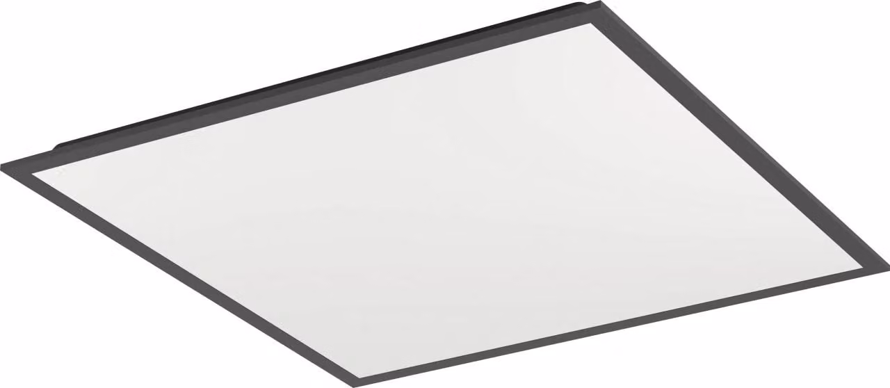 Plafonaio a LED Eglo Moradillo-Z nero 60 x 60 cm RGB dimmerabile