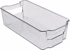 Organizzatore frigo multiuso Mongardi in plastica trasparente L: 31 cm, P: 15 cm, H: 9 cm