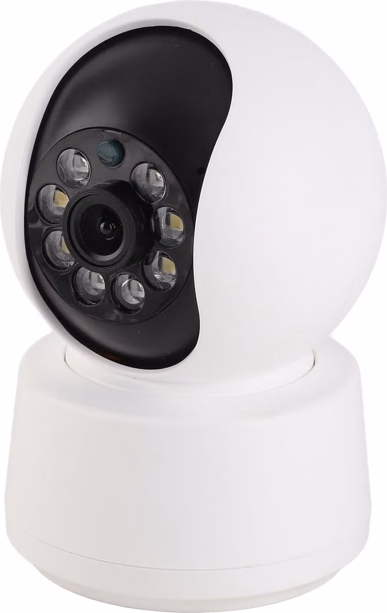 Monitor per neonati con telecamera HD 1080P, comunicazione bidirezionale, rotazione libera, visione notturna, sicurezza domestica