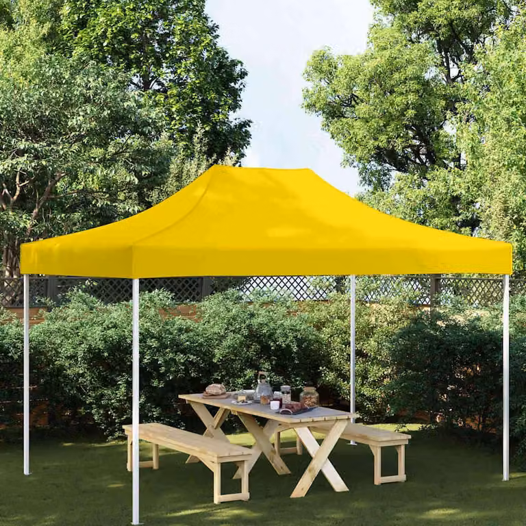 Maison Exclusive - Telo per tendone da festa 4x3 m giallo 270 g/m²