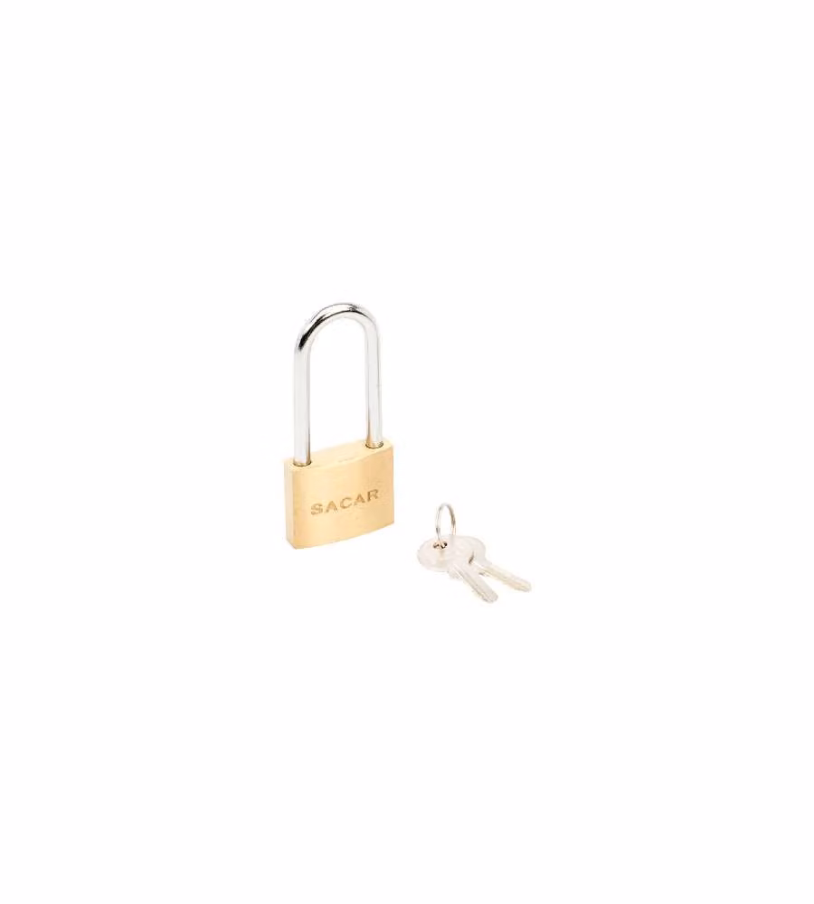Lucchetto Ottone Arco Medio Mm.40