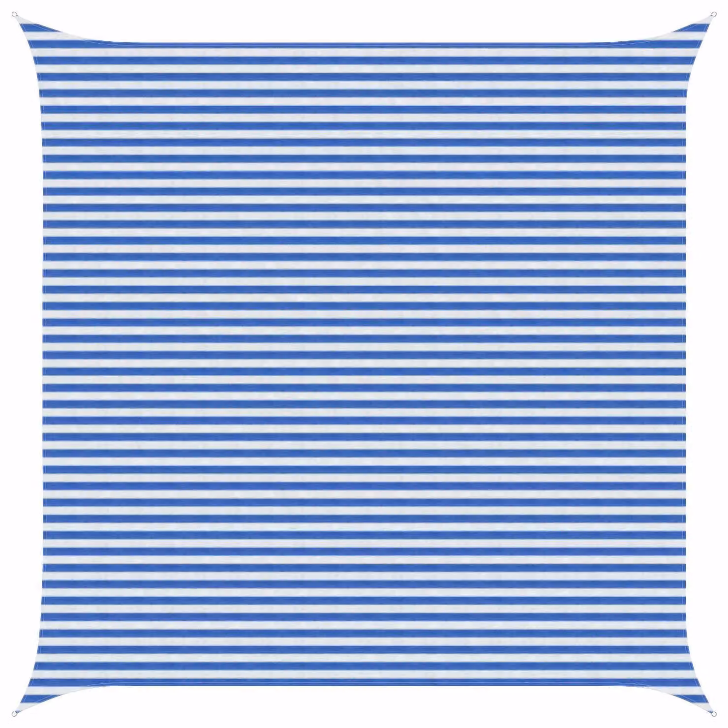 Telo Ombra Blu e Bianco 5 x 5 m HDPE