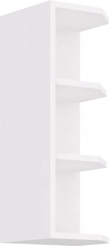 Armadietto superiore ad angolo EDISA - larghezza 30 cm, bianco