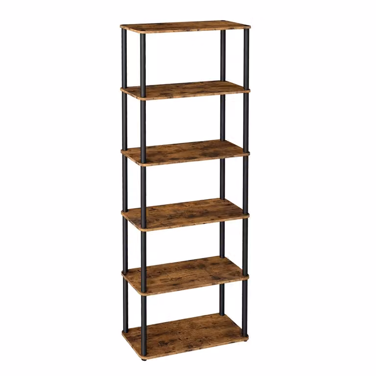Scaffale autoportante montaggio veloce con ripiani, 6 Ripiani (60l x 173,4H cm)
