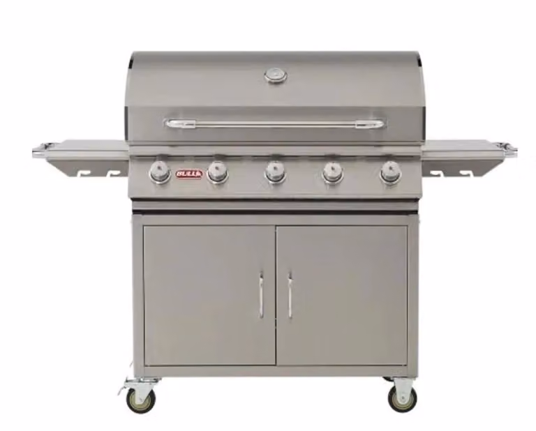 Barbecue a gas GPL Bull Renegade con carrello