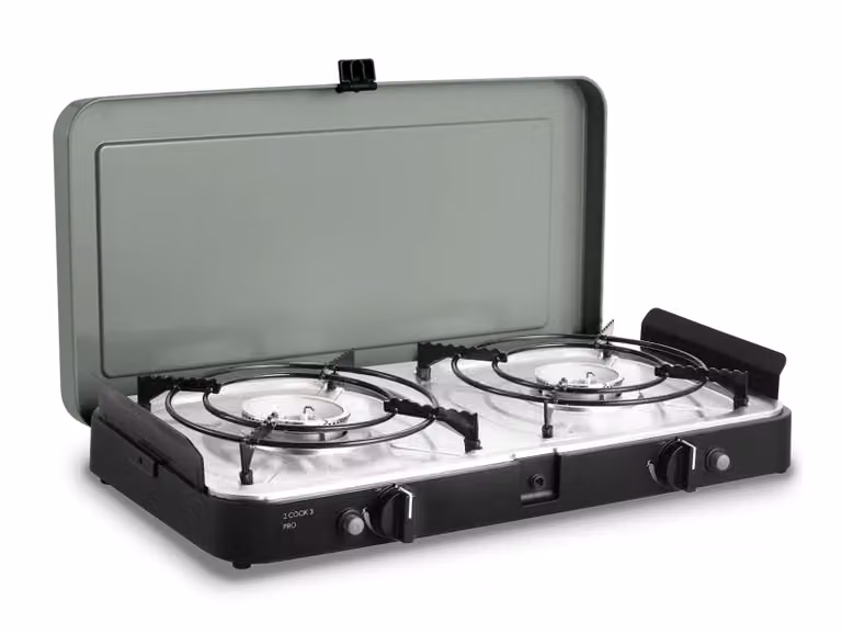 Cadac 2-Cook 3 Pro Stove 50mbar BBQ a gas griglia da tavolo griglia da campeggio 203P1-10-IT