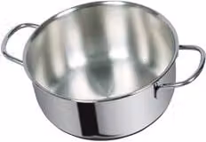 Casseruola in acciaio inox 18/10 Metalsomma ECO 205 argento, diametro 12 cm