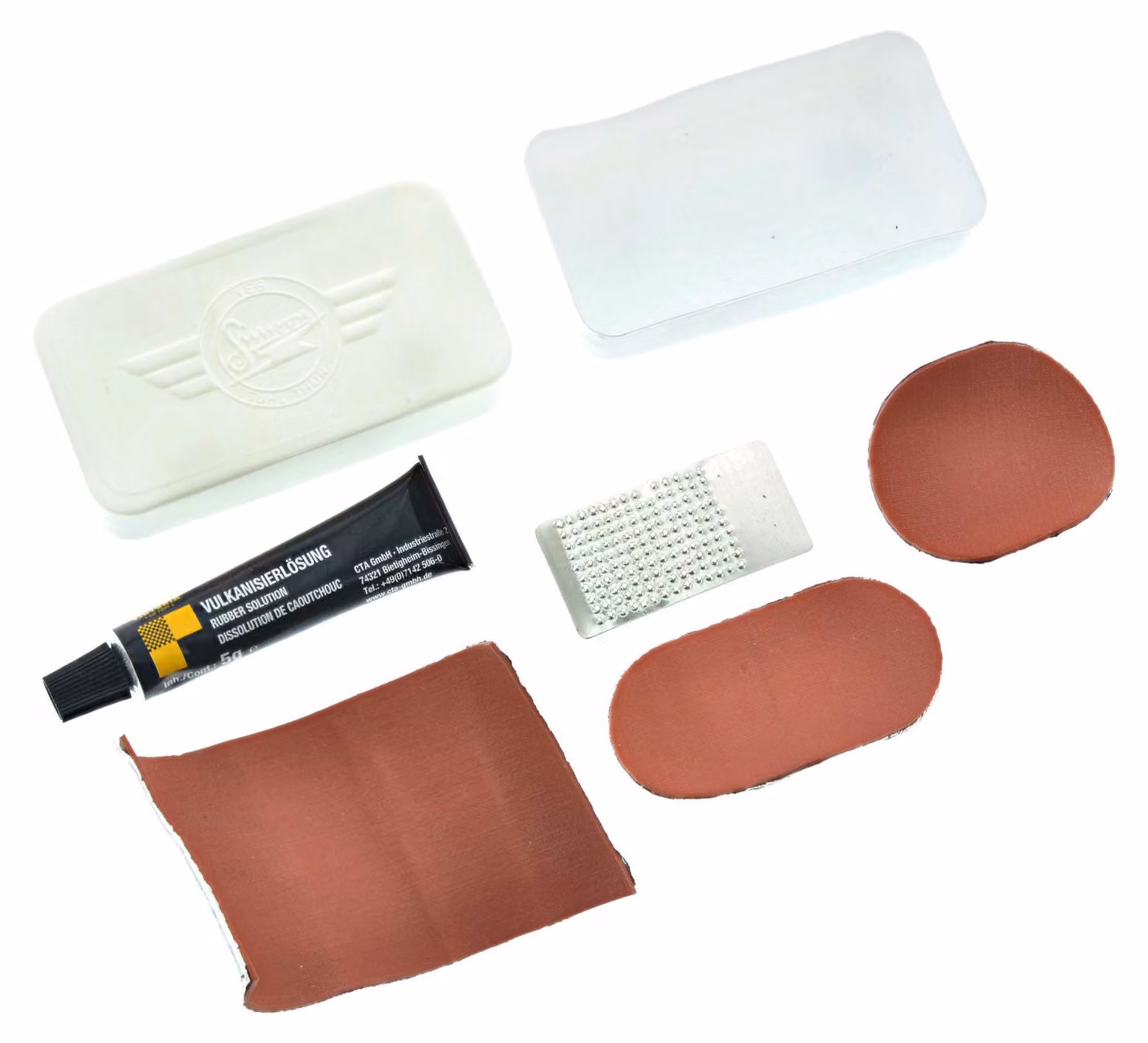 Kit di riparazione, scatola di riparazione - ideale per la cassetta degli attrezzi di bordo
