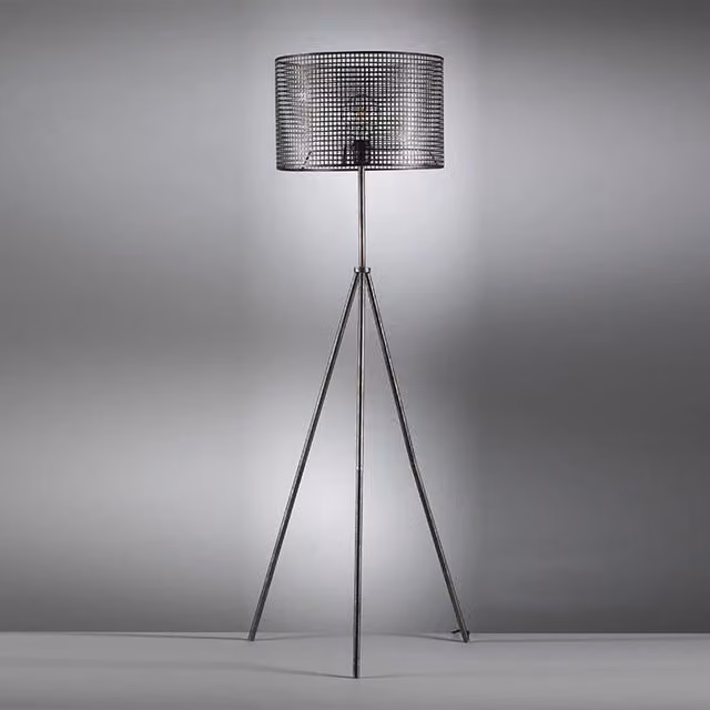 Piantana da terra Flam ONLI in metallo nero stile industrial