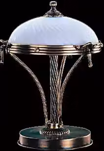 Tischlampe Tischleuchte Lampe Leuchten Weiß Gold Lampen Tisch Glas Art