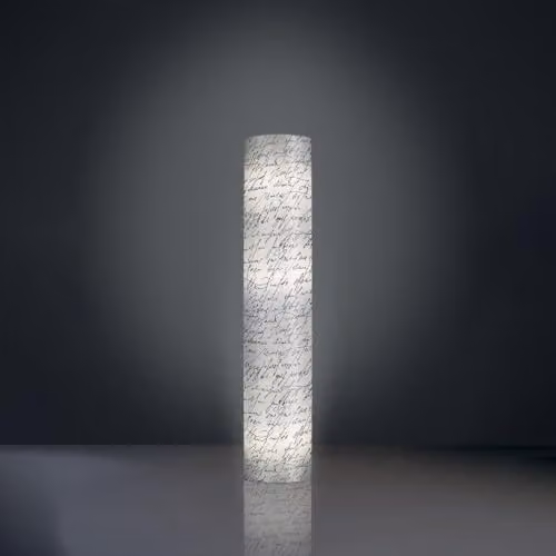 Linea Zero Lampada Da Terra 3 Luci Decolight In Polilux Grafia Made In Italy