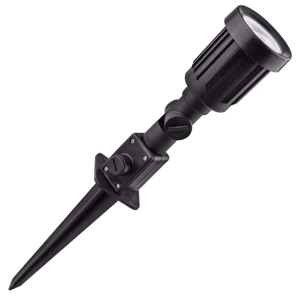 Faretto da giardino a LED, 7W, verde, resistente agli agenti atmosferici, design moderno