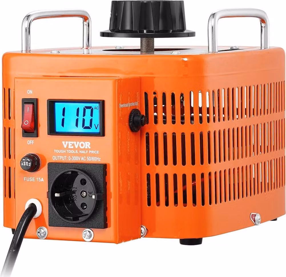 Trasformatore a tensione variabile 3000 VA 10 A 0-300 V Regolatore di tensione LCD CE