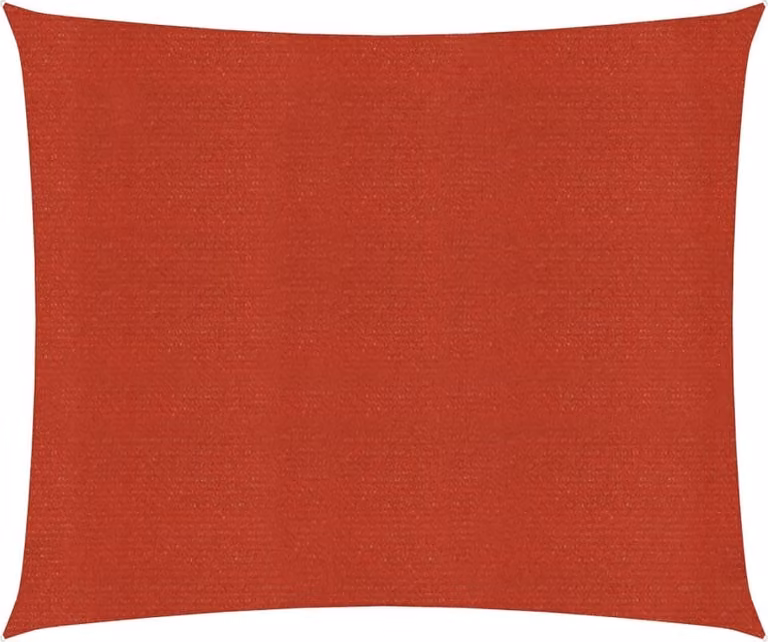 Tenda da sole 160 g/m² rosso 2x2 m HDPE