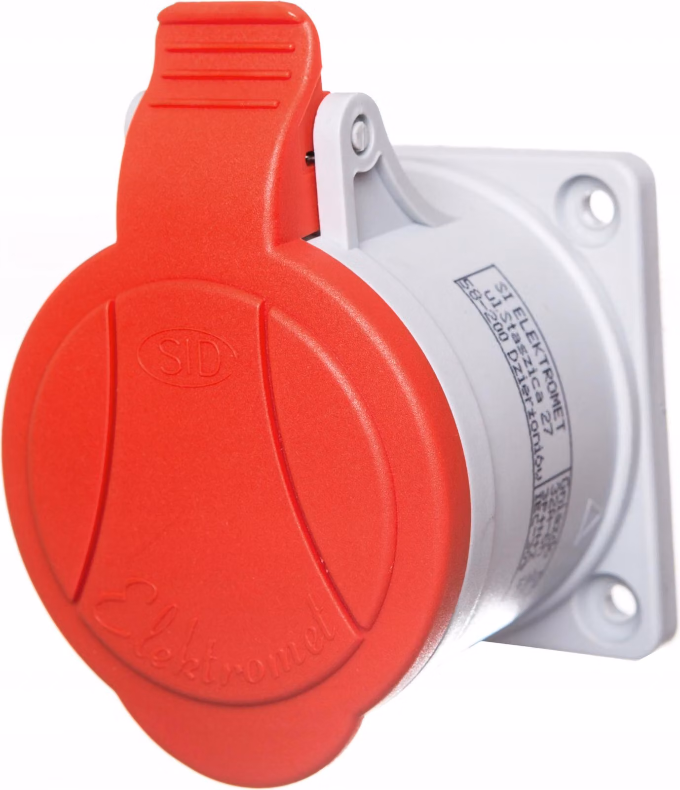 ELEKTROMET | Presa Industriale GTP 32A 5P - Rossa - IP44 - Alte Prestazioni - Resistente Alle Condizioni Industriali