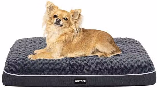 Cuccia ortopedica per cani, cuscino lavabile, 76 cm, grigio scuro