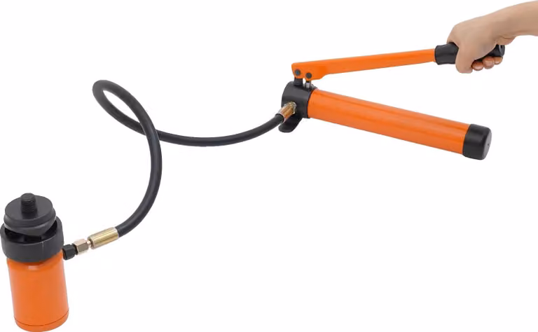 Set di punzonatura idraulica, design facile da usare, costruzione durevole, arancione