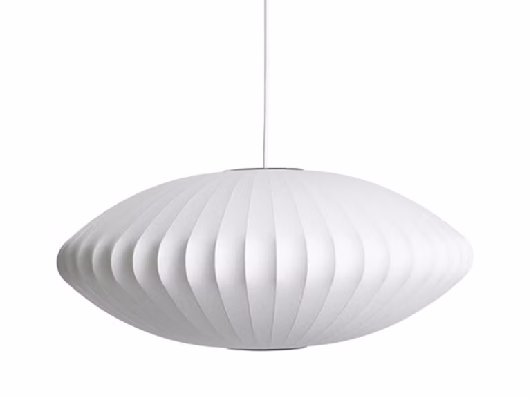 Nelson Saucer Bubble M Lampada a Sospensione - Off White