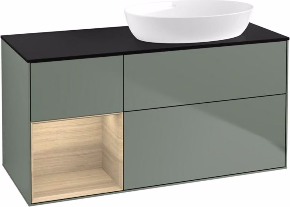 Mobiletto V&B Finion 120cm, Pl bla m, Reg Oa ven, Oli. m Lac