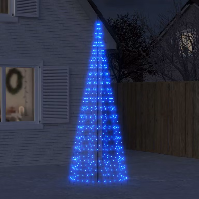 vidaXL Albero di Natale a LED 550 LED Blu 300cm