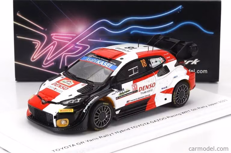 Spark, modello Rally1, scala 1:18, 5° classificato, 2023. Accessori per modellismo