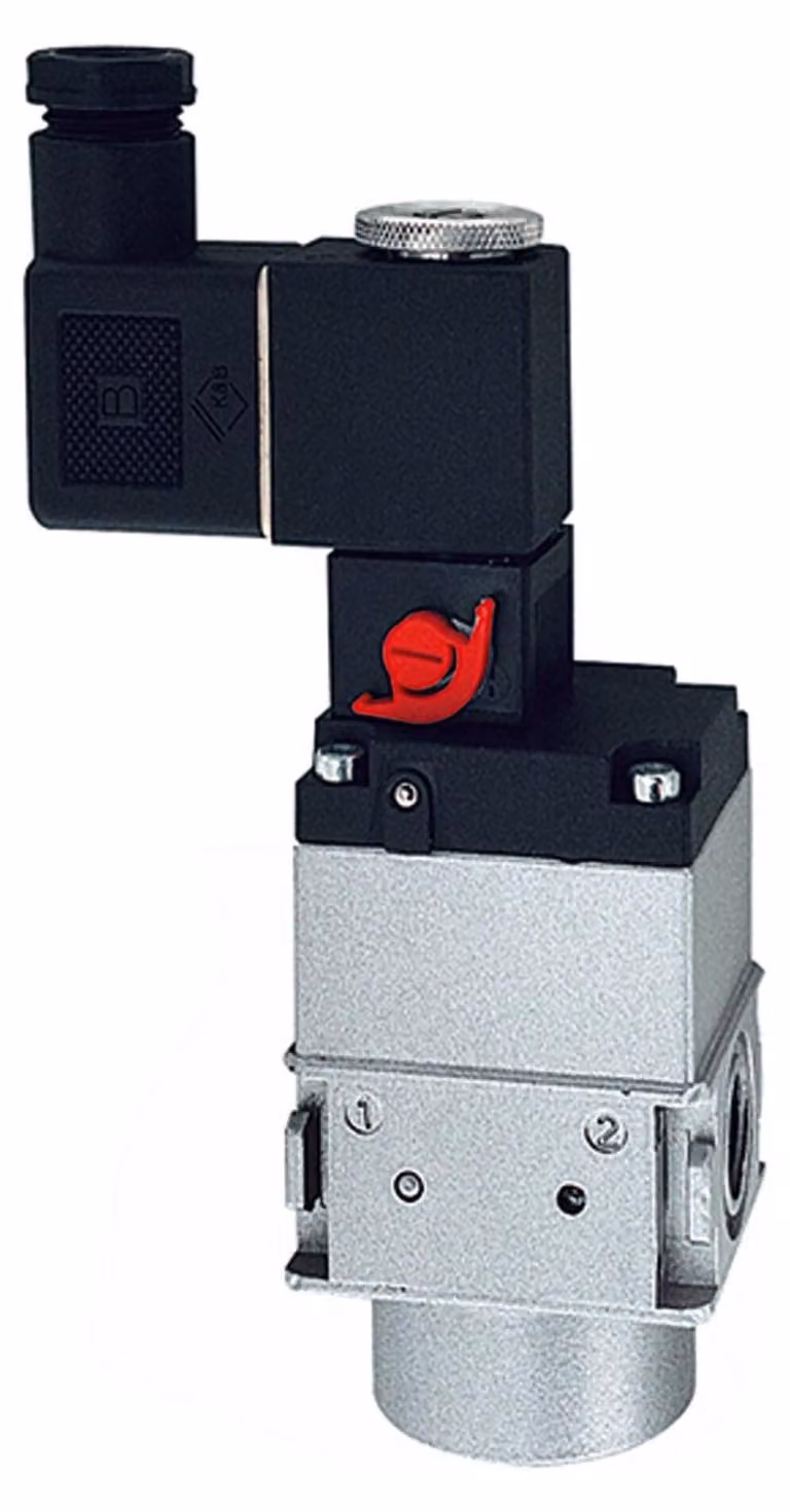 Riegler Schaltventil (3/2-Wegeventil) "multifix-mini", 24 V DC, G 1/4