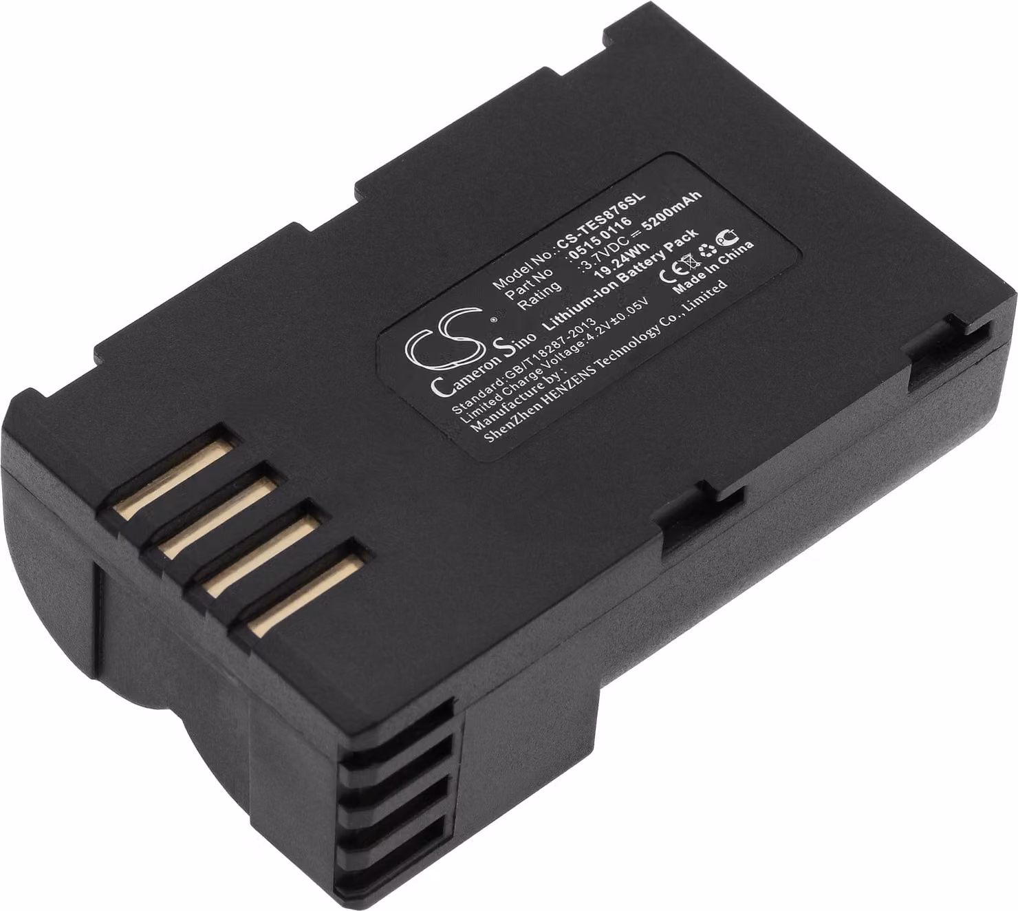 TECHTEK Batteria compatibile con [Testo] 876 sostituisce 0515 0116, per 0554 8852