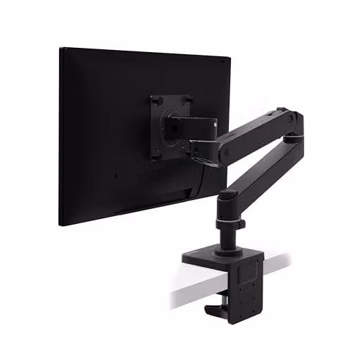 Ergotron LX Pro Premium - Supporto da scrivania per monitor piatto curvo fino a 34", VESA 75x75mm o 100x100mm, colore: Bianco