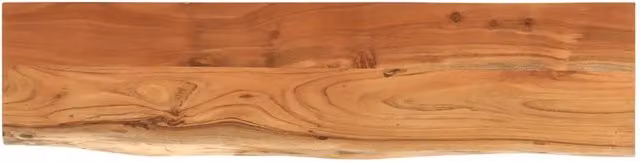 Piano Tavolo | Superficie Tavolo | Piano Scrivania 160x40x2,5 cm Rettangolare Legno Acacia Bordi Vivi