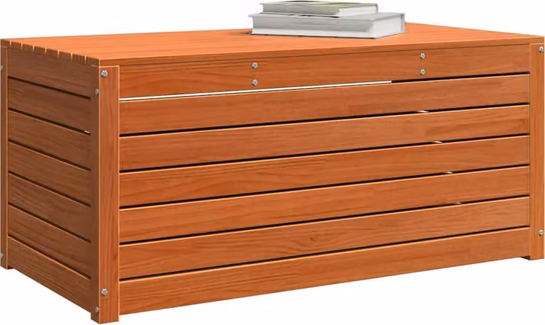 Scatola di Stoccaggio Marrone cerato 101 x 50,5 x 46,5 cm