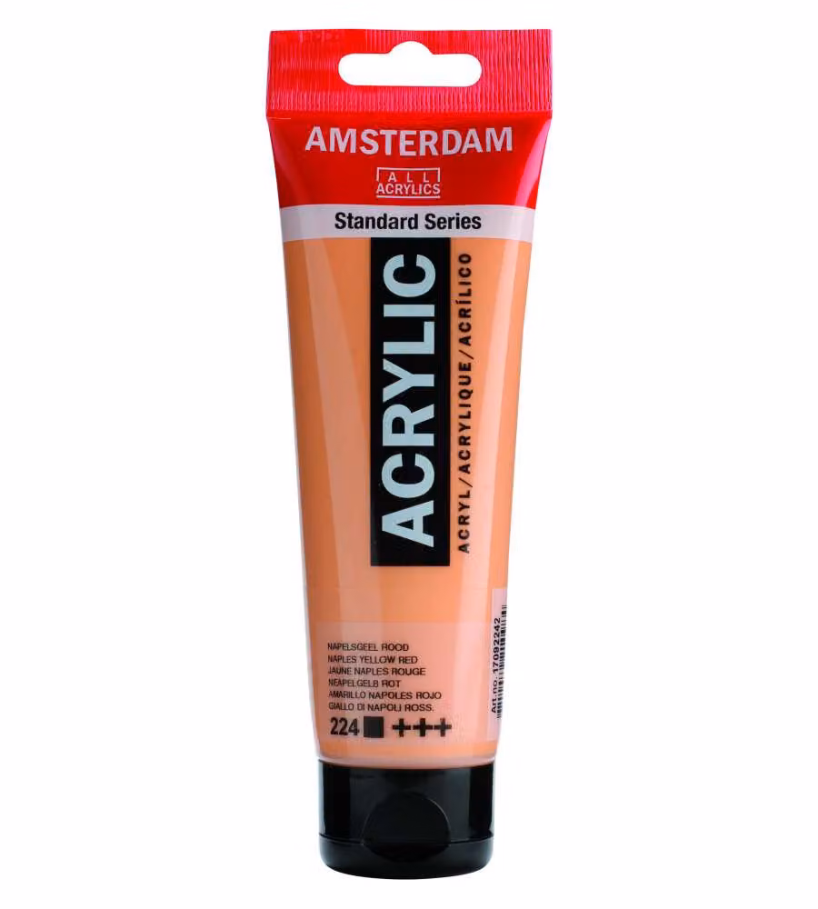 Amsterdam Acrylic 120 ml Giallo Napoli Rosso