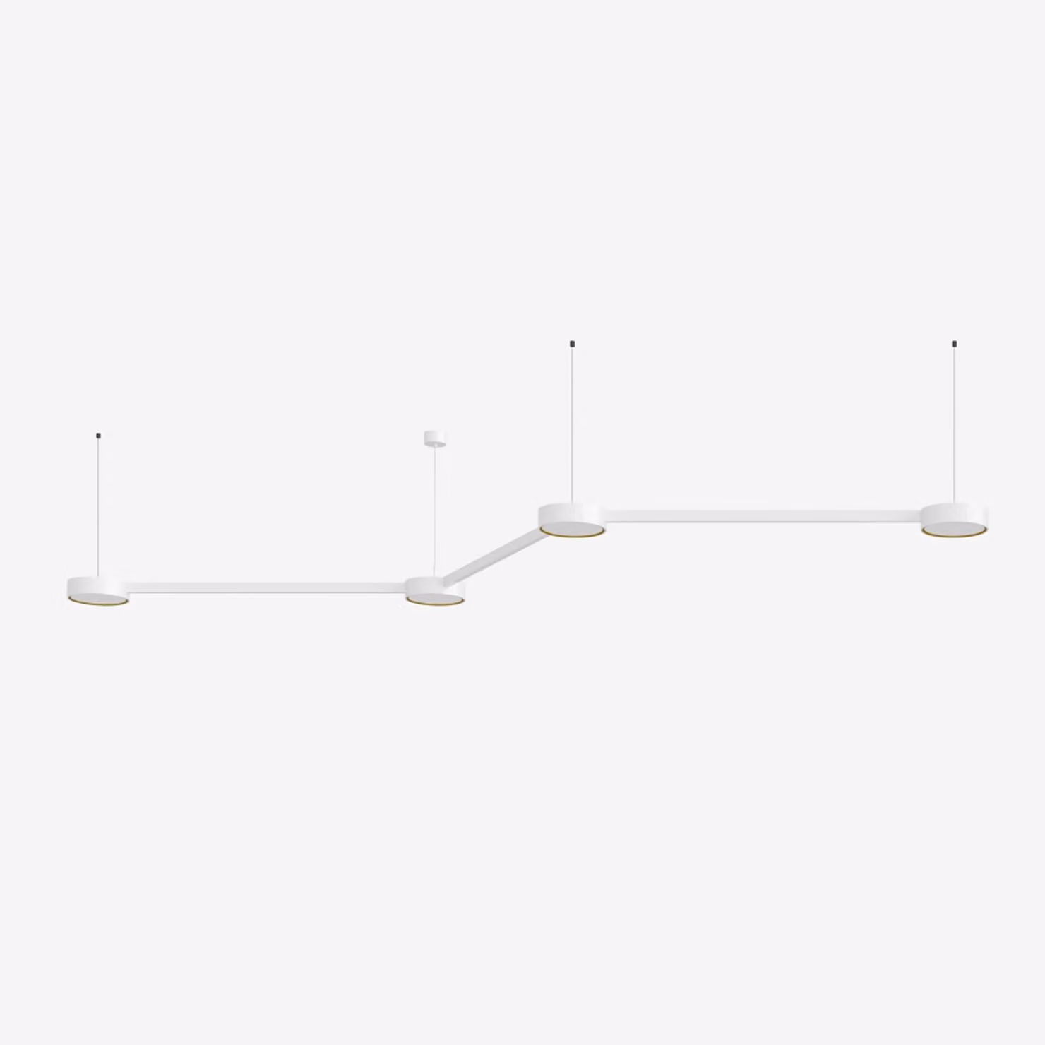 Lampada a sospensione LUCIS INFINITY II 62 W 3000 K, vetro acrilico bianco 23.K1.60