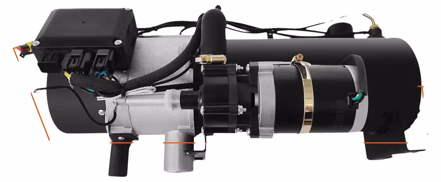 Riscaldatore ausiliario per auto, alimentato ad acqua, potenza 10 kW, con protezione contro il surriscaldamento, 24V