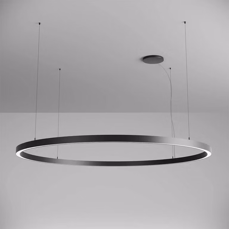 XAMBIT - Apparecchio di illuminazione a soffitto/sospensione, 120W, tecnologia DALI, 220-240V AC, diametro esterno 2040, grado di protezione IP20, angolo di emissione 105°