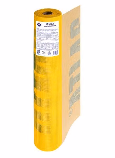 ATLAS 150 Tessuto in fibra di vetro 150 g, larghezza 1,0 m, 50 m, giallo
