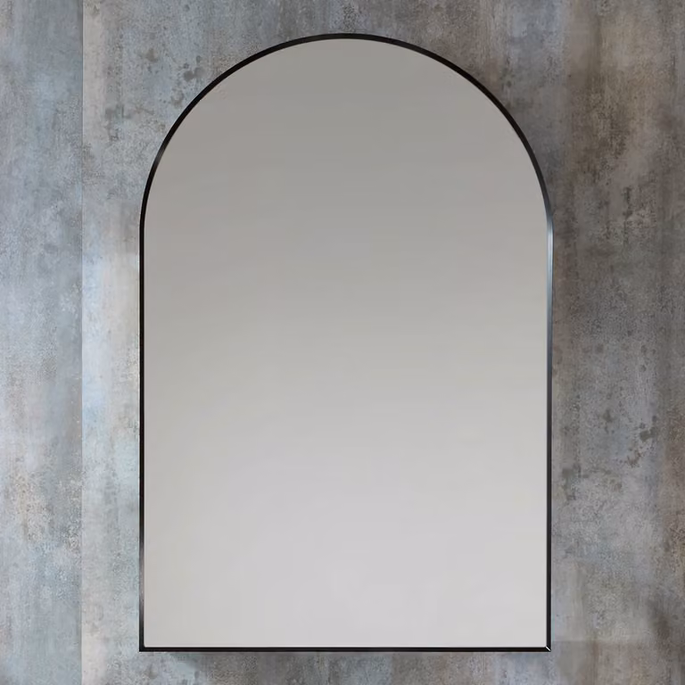Armadietto a Specchio ad Arco 600x900mm - Design elegante - Ampio spazio contenitivo