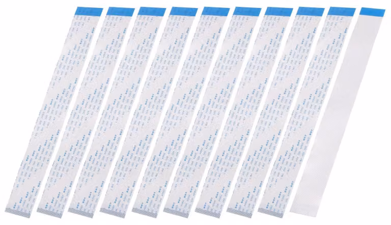 Cavo piatto FFC, 45 poli, sezione 0,5 mm², lunghezza 200 mm, tipo B, confezione da 10 pezzi.