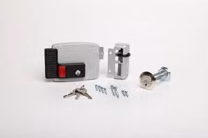 Serratura elettrica per legno CISA 11670 N7 in acciaio inox colore argento e grigio