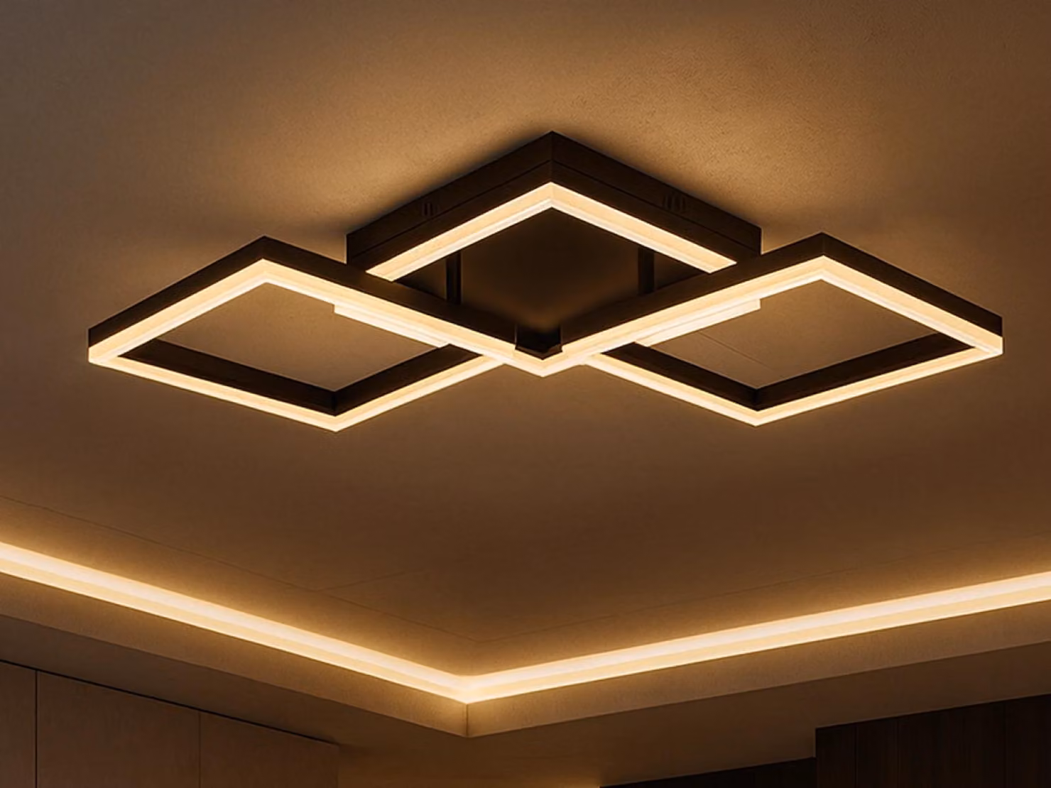 Lampada a soffitto a LED con telecomando, 85W - TA1341/B