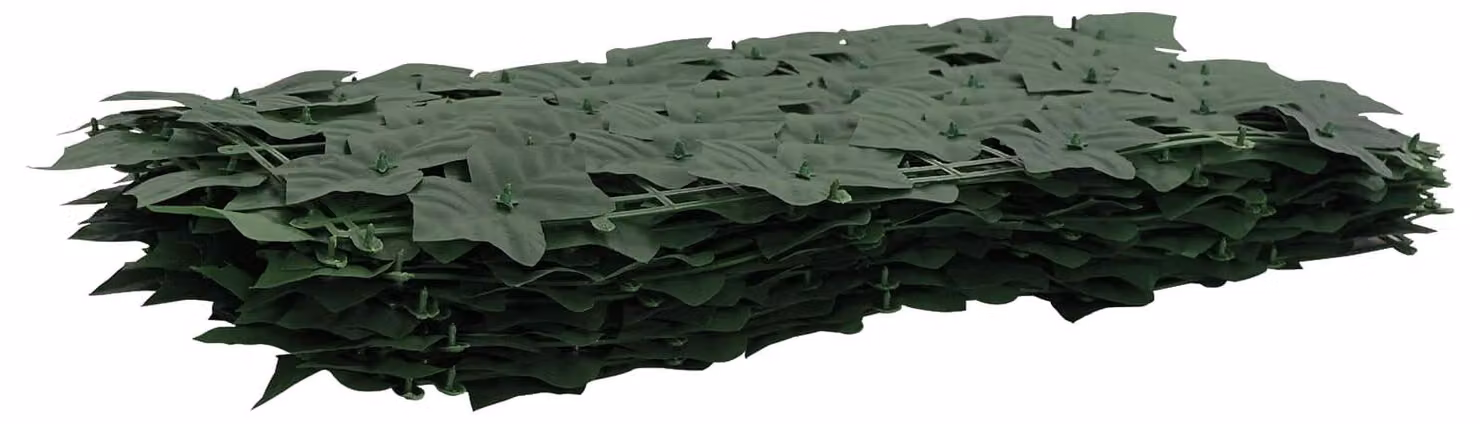 Schermo per balcone con foglie Verde Scuro 600 x 75 cm