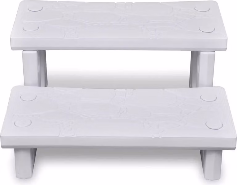 vidaXL Whirlpool gradini bianco