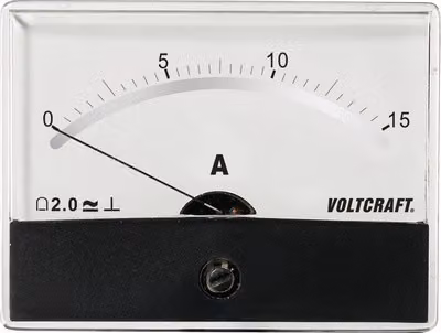 Voltcraft AM-86X65/15A/DC Einbau-Messgerät AM-86X65/15A/DC 15 A Drehspule (AM-86X65/15A/DC)