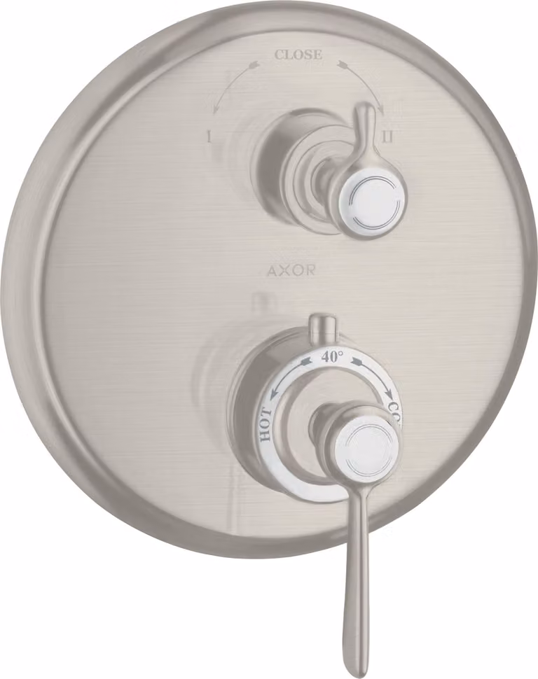 hansgrohe AXOR Montreux thermostat hansgrohe AXOR Montreux encastré, robinet d'arrêt et inverseur, béqu'ille, 2 consommateurs, 16821800, 16821800